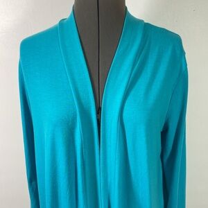 Zenana Outfitters Vibrant Blue Cardigan